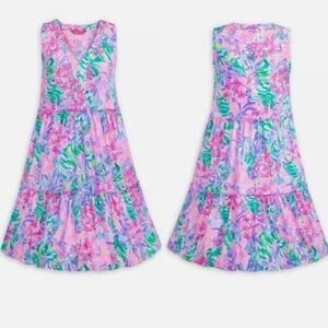 🌺 Disney x Lilly Pulitzer Inspired Tropical Floral Dress – Daisy & Minnie